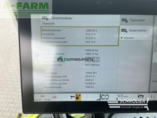 Cosechadora de Cereal - Claas - lexion 6800 + vario 1080 (inkl. raps)