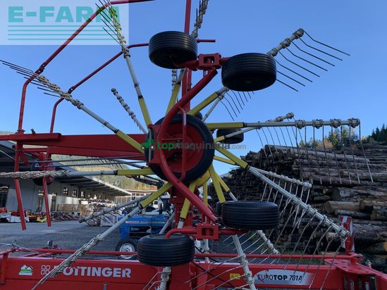 Henificador - Pöttinger - schwader eurotop 701 a