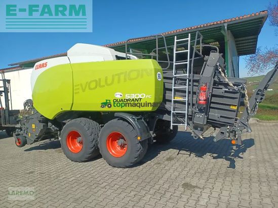 Empacadora gigant - Claas - quadrant 5300 fc evolution