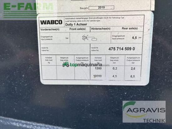 Remolqu agrícola -  - dolly achse