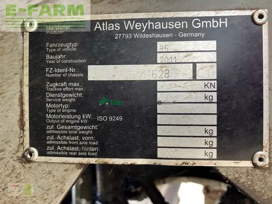 Minicargadora - Atlas - ar 85