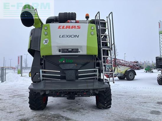 Cosechadora de Cereal - Claas - lexion 6800 + v770