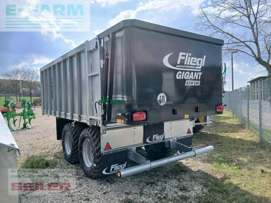 Cinta transportadora de forraje - Fliegl - asw 140 gigant tandem