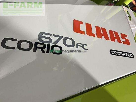 Cabezal - Claas - corio 670 fc conspeed - 6 reihen