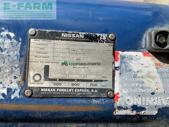 Elevadora - Nissan - 30 forklift (st26281)