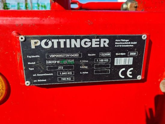 Henificador - Pöttinger - top 651a