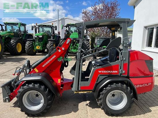 Minicargadora - Weidemann - 1260 lp mit hohe hubhoehe