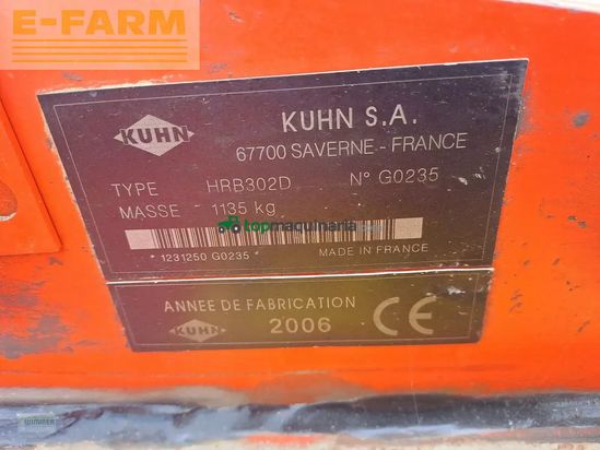Grada rotativa - Kuhn - kuhn hrb 302d