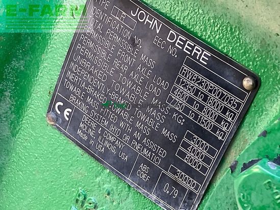 Tractor agrícola - John Deere - 8230 ils, powr shift