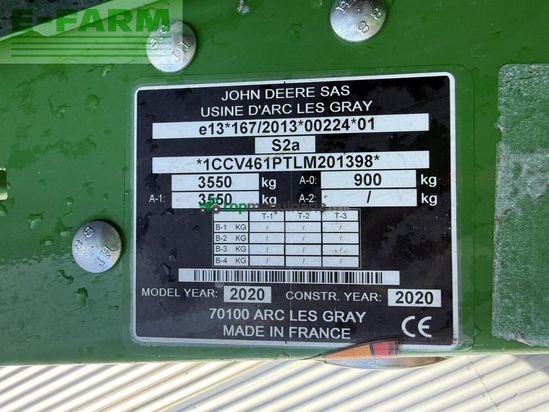 Empacadora gigant - John Deere - v 461 m