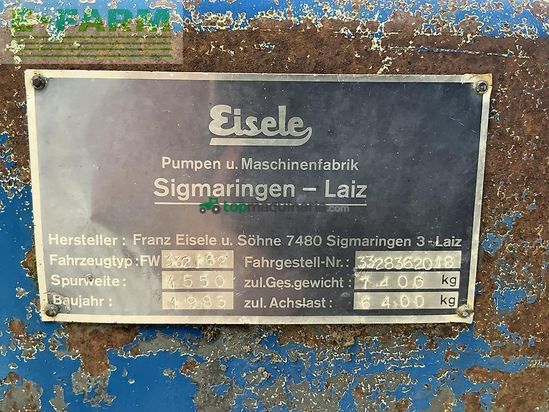 Cuba de purin - Eisele - 6200 liter