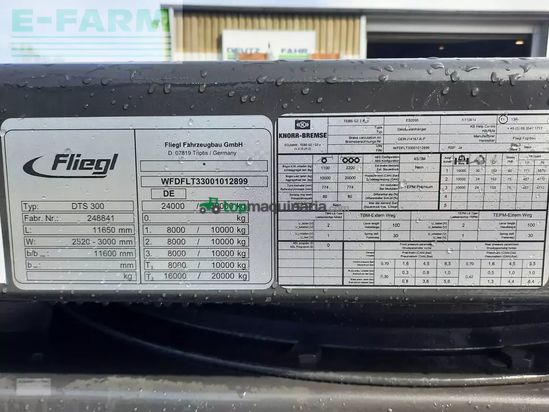 Remolqu agrícola - Fliegl - dts 300