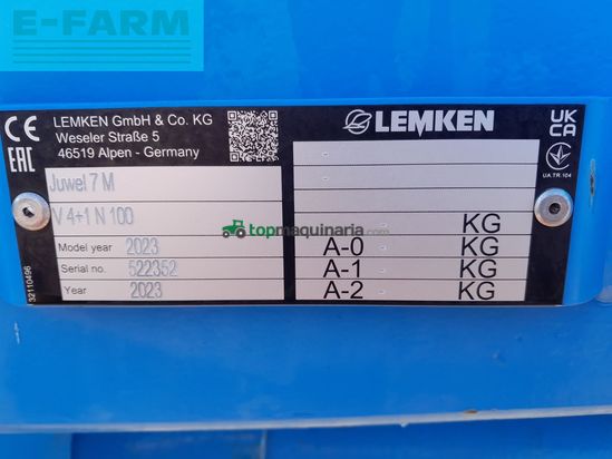 Arado - Lemken - juwel 7mv 4+1n100