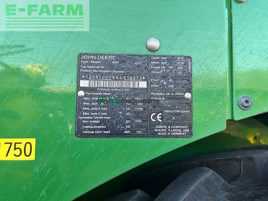Cosechadora de Cereal - John Deere - 9700i prodrive 40 km/h