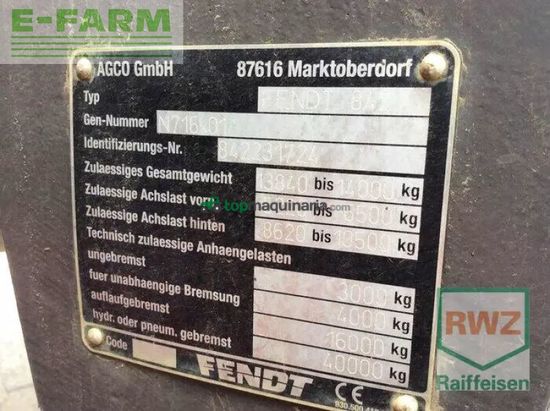 Tractor agrícola - Fendt - 828 s4 vario profi+