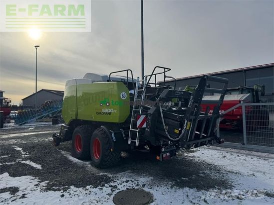 Empacadora gigant - Claas - quadrant 5200 evolution fc tandem