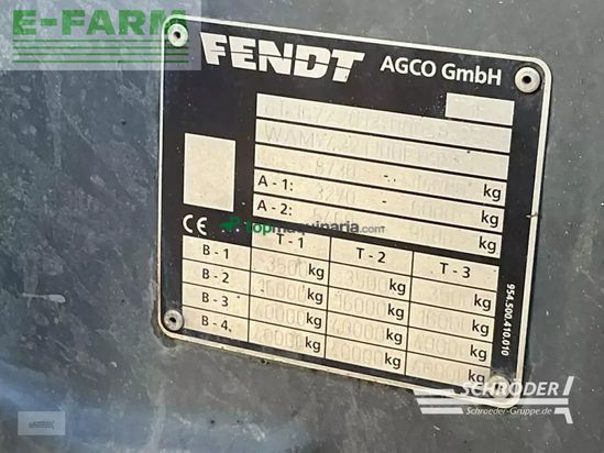 Tractor agrícola - Fendt - 722 vario s4 profi plus | cargo 5x/85