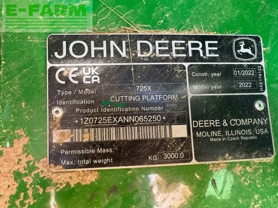 Cabezal - John Deere - 725x