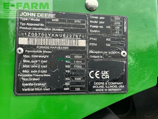 Cosechadora de Cereal - John Deere - 9700i prodrive 40km/h