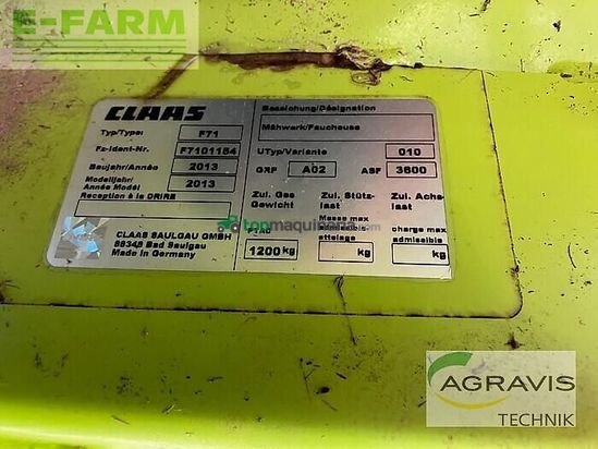 Cortacésped manual - Claas - disco 9100 c as