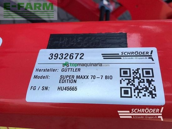 Cultivador - Güttler - super maxx 70-7 bio edition | neu
