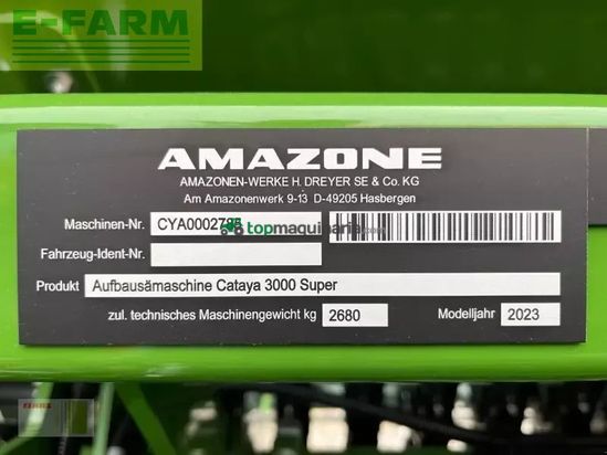 Combinado de siembra - Amazone - cataya 3000 super
