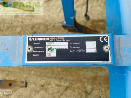 Cultivador - Lemken - karat 9/300