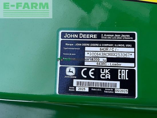 Tractor agrícola - John Deere - 6r150 g5 plus