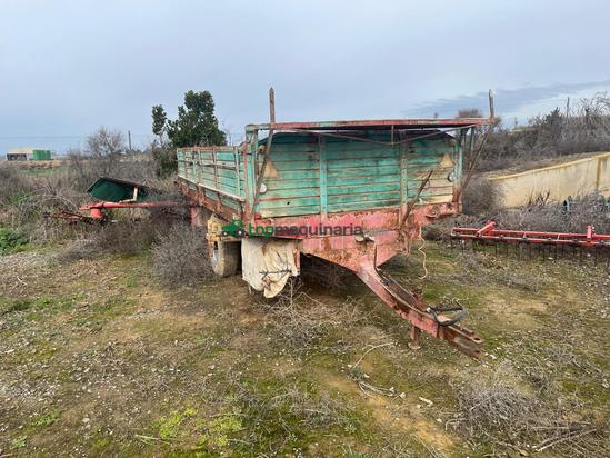 Remolque agrícola de 1 eje de 4000x2000x1000