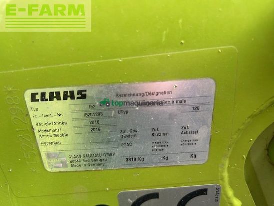 Cosechadora de Cereal - Claas - jaguar 950 + orbis 750 bj. 2016
