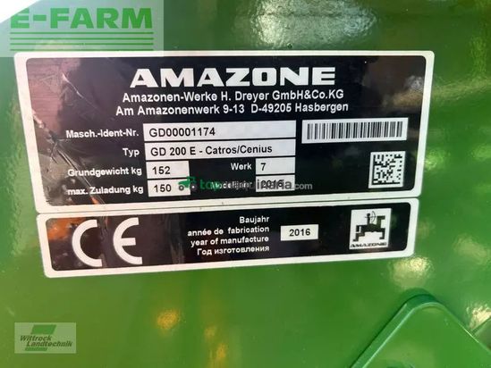 Grada de disco - Amazone - catros 3001