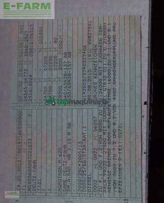 Tractor agrícola - Deutz - agrotron m 620