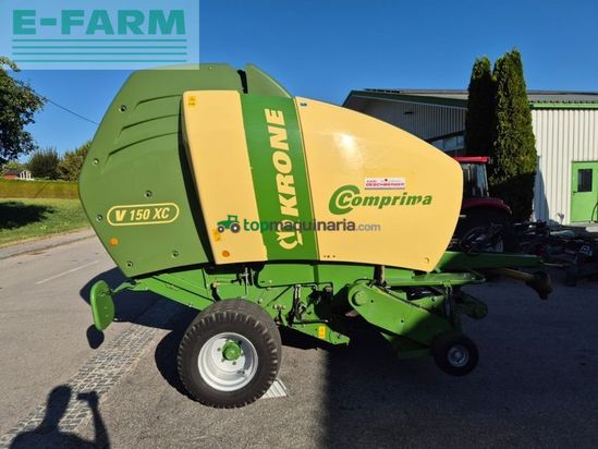 Empacadora gigant - Krone - comprima v150 rundballenpresse