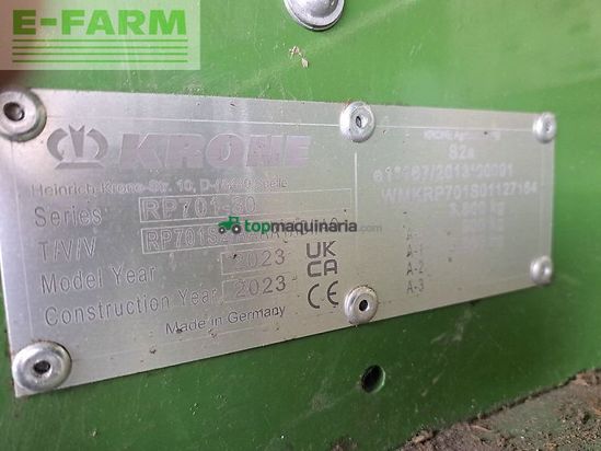 Empacadora gigant - Krone - comprima v 150