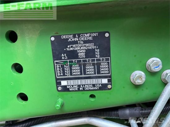 Tractor agrícola - John Deere - 6r130 *garantieverlängerung*