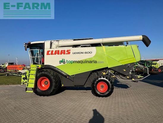 Cosechadora de Cereal - Claas - lexion 600 + v1050