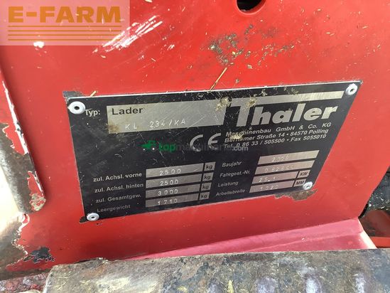 Minicargadora - Thaler - kl 234 ka