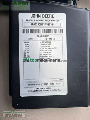 Tractor agrícola - John Deere - 6r250
