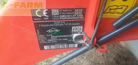 Cortacésped manual - Kuhn - gmd3511 ff