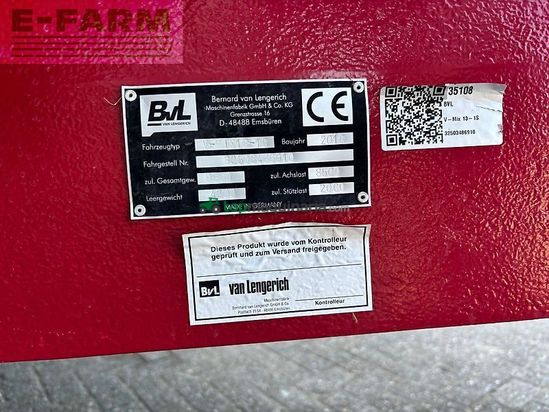 Remolqu esparcidor - BVL - v-mix plus 13-1s
