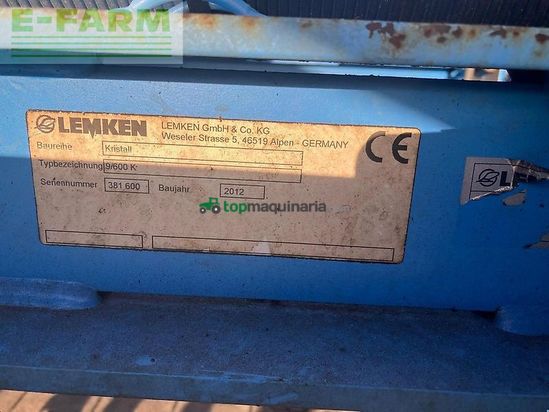 Cultivador - Lemken - kristall 9
