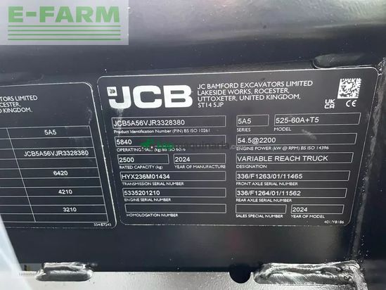 Telescopica - JCB - 525-60 agri plus