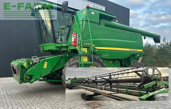 Cosechadora de Cereal - John Deere - c670i