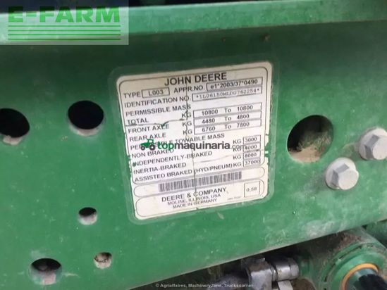 Tractor agrícola - John Deere - 6150 m