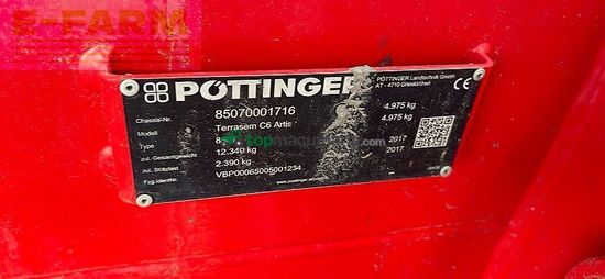 Sembradora - Pöttinger - terrasem c6