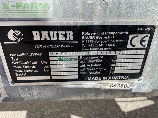 Cisterna - Bauer - v 81 mit schleppfix sfa 9