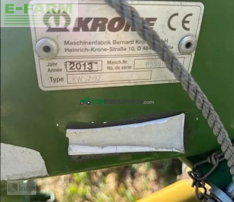 Henificador - Krone - kw 7/92/8
