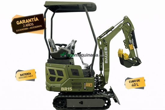 Retroescavadora - Retroescavadora Mini BR 15