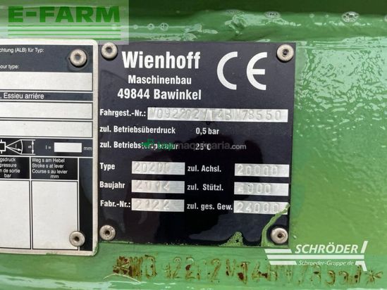 Cisterna - Wienhoff - vtw 20200 profi line