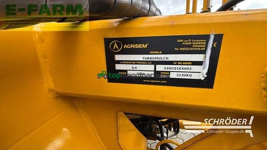 Combinado de siembra - Agrisem - turbomulch 8,60 m | strohstriegel | neu